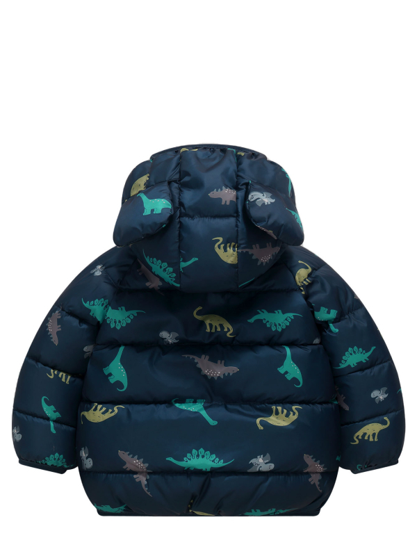 Nova jesenska i zimska pamučna odjeća s dinosaurima za dječake i djevojčice, topla pamučna odjeća za malu i srednju djecu, jakne i majice s pamučnom podstavom za bebe