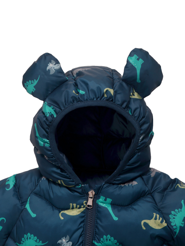 Nova jesenska i zimska pamučna odjeća s dinosaurima za dječake i djevojčice, topla pamučna odjeća za malu i srednju djecu, jakne i majice s pamučnom podstavom za bebe