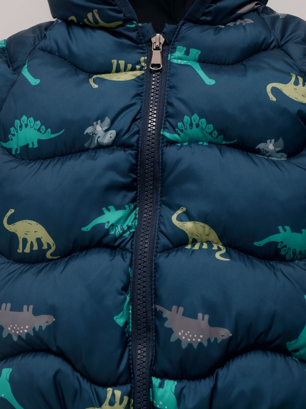 Nova jesenska i zimska pamučna odjeća s dinosaurima za dječake i djevojčice, topla pamučna odjeća za malu i srednju djecu, jakne i majice s pamučnom podstavom za bebe