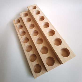 Διασυνοριακό σε απόθεμα χονδρικής τριών στρώσεων 21 πλέγματος αιθέριων ελαίων ράφι αποθήκευσης μπουκαλιών αιθέριων ελαίων ξύλινο κουτί αποθήκευσης βερνικιού νυχιών