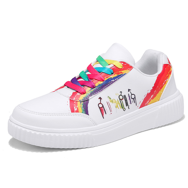 2025. gada Eiropas stacijas modes vīriešu apavi, mīļotāju apavi, krāsaini balti apavi, jauni, moderni, viegli, grezni, dēļu apavi, vasaras ikdienas apavi