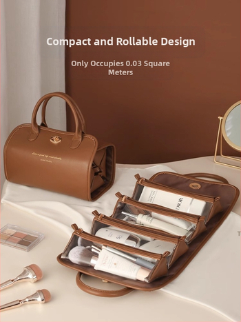 Kosmētikas somas nišas dizains, lielas ietilpības, viegla, grezna uzglabāšana, uzlabota mazgāšanas soma, uzglabāšanas soma sievietēm, pārrobežu partija