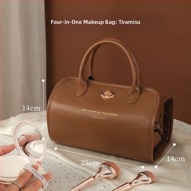 Kosmētikas somas nišas dizains, lielas ietilpības, viegla, grezna uzglabāšana, uzlabota mazgāšanas soma, uzglabāšanas soma sievietēm, pārrobežu partija