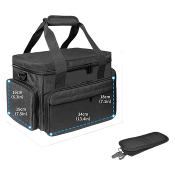 Sandėlyje „Amazon“ nuimamas didelės talpos kosmetikos krepšys, skirtas daugiafunkciniam kosmetikos, moterims skirtų daiktų laikymui,