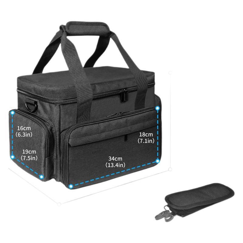 Sandėlyje „Amazon“ nuimamas didelės talpos kosmetikos krepšys, skirtas daugiafunkciniam kosmetikos, moterims skirtų daiktų laikymui,