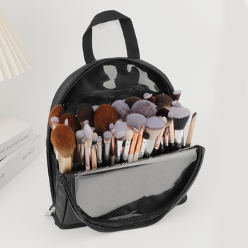 Didelės talpos tamsus magnetinis užraktas makiažo šepetėlių maišelis laikymo maišelis makiažo atlikėjo specialus makiažo tolesnių veiksmų rinkinys patogus makiažo šepetėlių maišelis