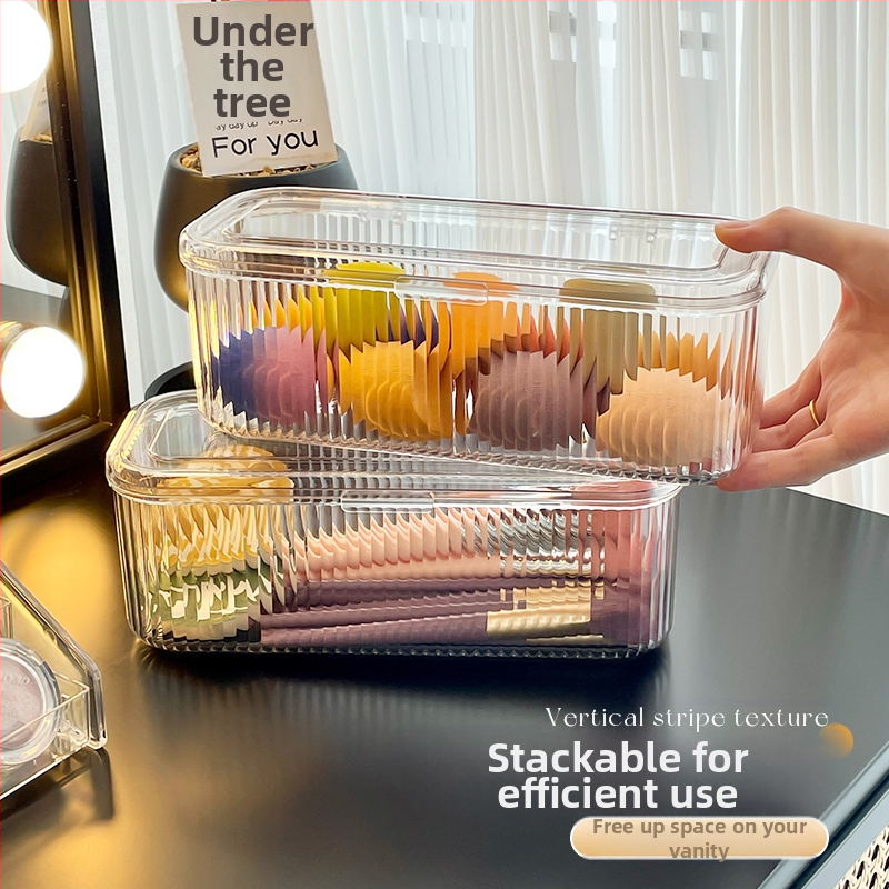 Úložný box na labutienku, vatový tampón, toaletný stolík, štetec na kozmetiku, rúž, prachotesný vzduchový vankúš, úložný stojan na kozmetické vajíčko