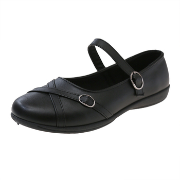 Lányka fekete bőr cipők 2025 őszi új kislány sportcipők közepes és nagy gyerek koreai stílusú sekély cipők családi cipők