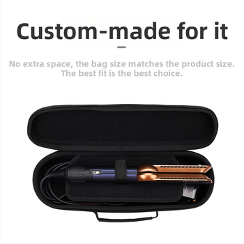 „Dyson Airstraitht10“ plaukų tiesintuvas, kosmetikos krepšys, apsaugantis nuo kritimo ir spaudimo, nešiojamas „Dyson“ plaukų tiesintuvas, užtraukiamas