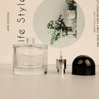 F085A-50Ml purškiamas kvepalų buteliukas Tuščias kvepalų buteliukas Skystas stiklinis buteliukas Nešiojamas buteliukas Stumiamas mažas buteliukas