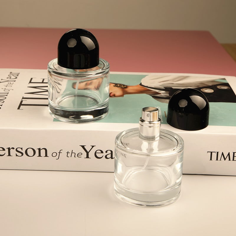 Sticlă de parfum cu pulverizator F085A-50 ml, sticlă goală de parfum, sticlă lichidă din sticlă, sticlă portabilă, sticlă mică de tip împingător