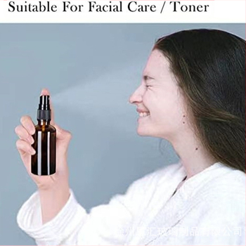 Vairumtirdzniecības brūna stikla smidzināšanas pudele, brūna eļļas pudele, mājas dezinfekcijas līdzekļa sūkņa galvas smidzināšanas kosmētika, pudelēs pildīta