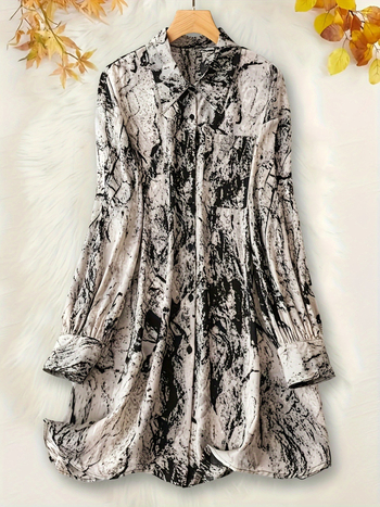 2025 m. Nauji didelių dydžių elegantiški marškiniai iš Europos ir Amerikos, prigludę, ilgomis rankovėmis, tarptautinis tiesioginis pristatymas