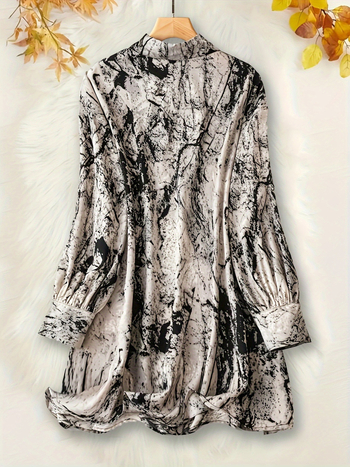 2025 Трансгранични нови европейски и американски елегантни ризи с голям размер, прилепнали ризи с дълъг ръкав, трансграничен дропшипинг