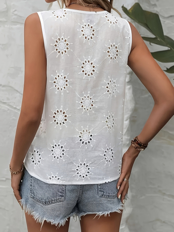 Dp030498 Нова лятна дамска жакардова риза с V-образно деколте, многофункционална риза