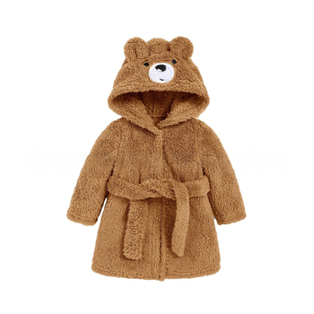 TEMU Διασυνοριακές Πουλόβερ με Ζεστές Πώληση για Χειμερινές Μωρές με Κινούμενα Σχέδια και Αρκουδάκι, Κουκούλα, Μακρυμάνικο Παλτό, Φλις Επένδυση, Ζεστές Πιτζάμες Μπουρνούζι