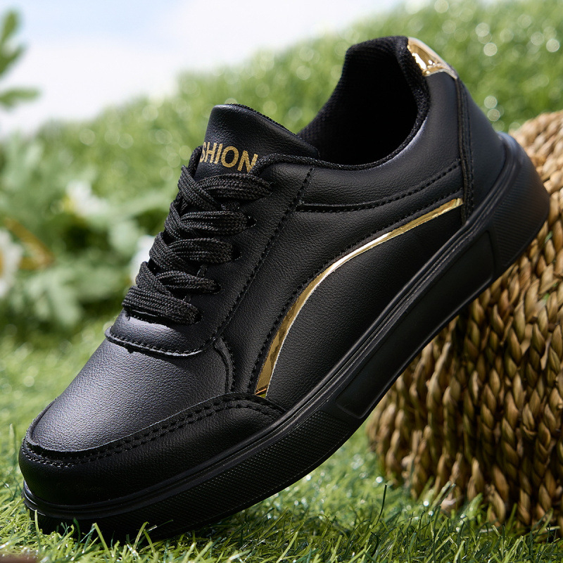 2025. gada pavasara jaunās, daudzpusīgās, populārās, baltās studentu kurpes, sieviešu vasaras sporta, plakanās, ikdienas, biezas zoles, augstuma palielināšanas kurpes