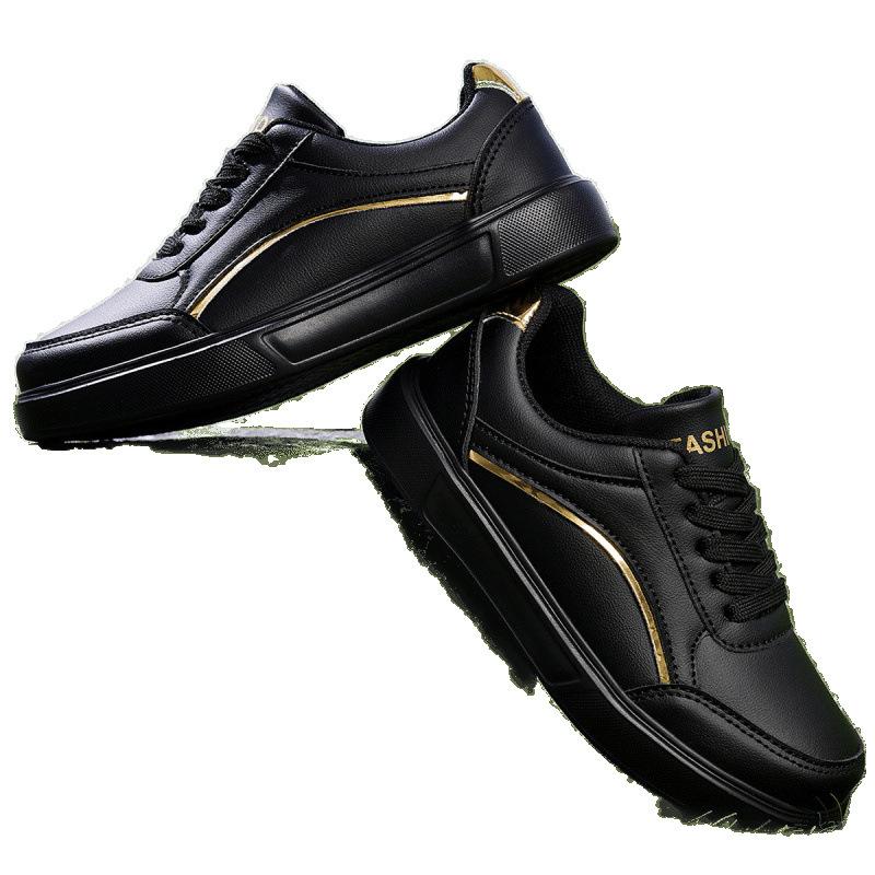 2025. gada pavasara jaunās, daudzpusīgās, populārās, baltās studentu kurpes, sieviešu vasaras sporta, plakanās, ikdienas, biezas zoles, augstuma palielināšanas kurpes