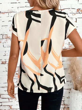 2025 Трансгранична нова дамска ежедневна бохемска риза с флорален принт от Amazon