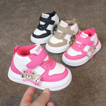 Bērnu mazuļu apavi ar vidēju augšdaļu, elpojoši, nodilumizturīgi meiteņu ikdienas apavi, zēnu sporta apavi, bērnudārza multfilmu apavi