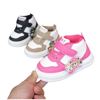 Bērnu mazuļu apavi ar vidēju augšdaļu, elpojoši, nodilumizturīgi meiteņu ikdienas apavi, zēnu sporta apavi, bērnudārza multfilmu apavi