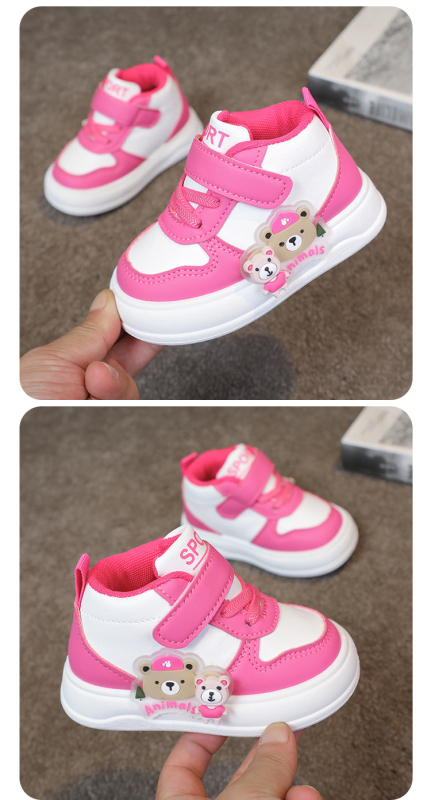 Bērnu mazuļu apavi ar vidēju augšdaļu, elpojoši, nodilumizturīgi meiteņu ikdienas apavi, zēnu sporta apavi, bērnudārza multfilmu apavi