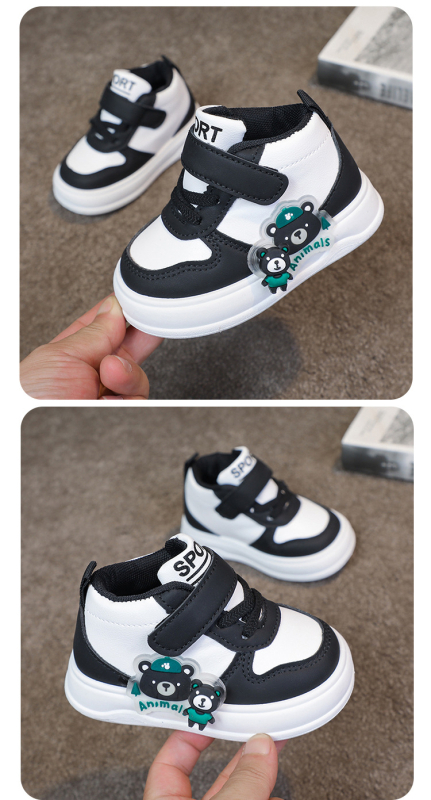 Bērnu mazuļu apavi ar vidēju augšdaļu, elpojoši, nodilumizturīgi meiteņu ikdienas apavi, zēnu sporta apavi, bērnudārza multfilmu apavi