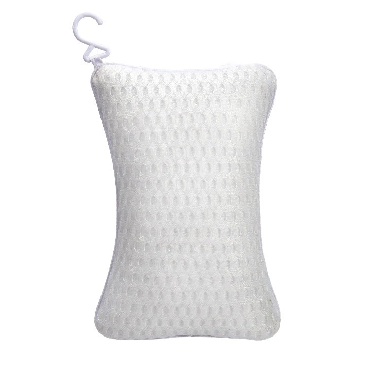 Skersinio krašto kaulo formos 3D tinklelio pagalvė su 2 siurbtukais vonios galvos atrama SPA voniai vonios pagalvė galvos ir kaklo atrama