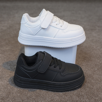 Bērnu zemās kedas, elpojošas un nodilumizturīgas, zēnu sporta apavi, meiteņu balti apavi, skolēnu skolas apavi, vienkrāsaini, ikdienas un daudzpusīgi