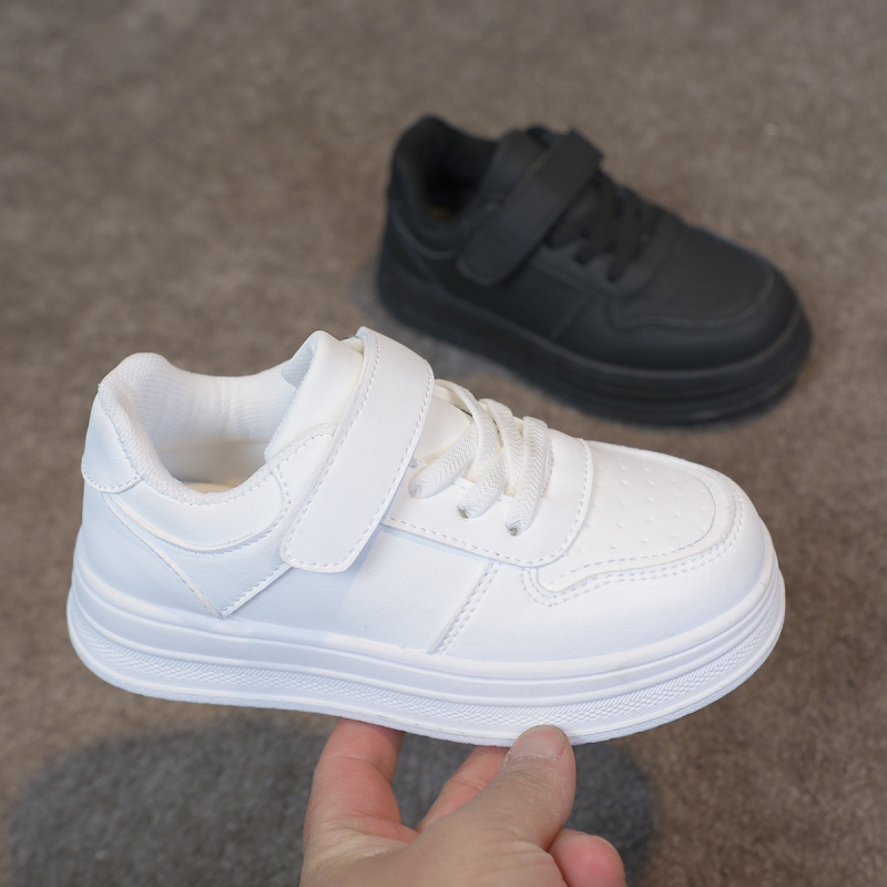 Bērnu zemās kedas, elpojošas un nodilumizturīgas, zēnu sporta apavi, meiteņu balti apavi, skolēnu skolas apavi, vienkrāsaini, ikdienas un daudzpusīgi