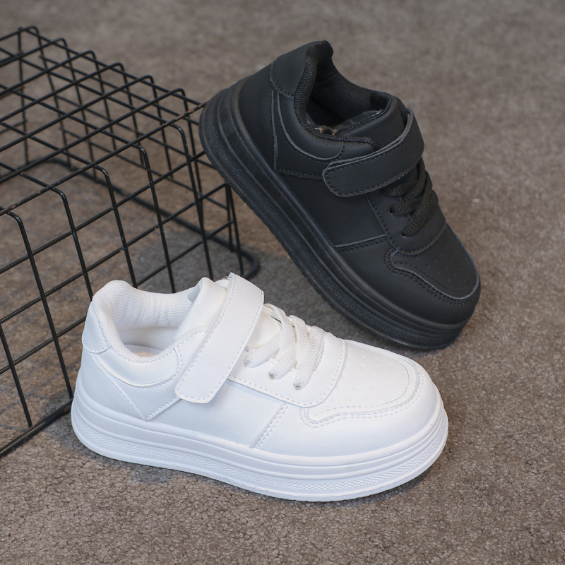 Bērnu zemās kedas, elpojošas un nodilumizturīgas, zēnu sporta apavi, meiteņu balti apavi, skolēnu skolas apavi, vienkrāsaini, ikdienas un daudzpusīgi