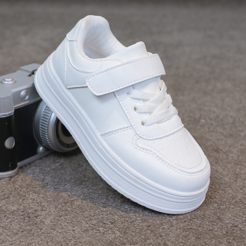 Bērnu zemās kedas, elpojošas un nodilumizturīgas, zēnu sporta apavi, meiteņu balti apavi, skolēnu skolas apavi, vienkrāsaini, ikdienas un daudzpusīgi