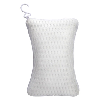 Skersinio profilio kaulo formos 3D tinklelio pagalvė su 2 siurbtukais, vonios galvos atrama, SPA vonios pagalvė, galvos ir kaklo atrama