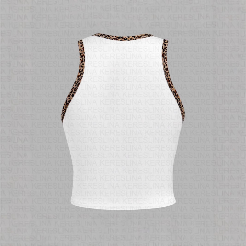 2025 m. naujos europietiško dydžio rankovių neturinčios meilės meilės raidės su spauda, europietiškos ir amerikietiškos tendencijos moteriška viršutinė liemenė