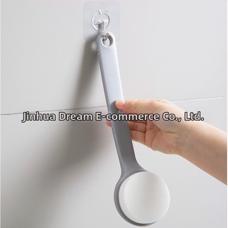 Špongia do kúpeľa s dlhou rukoväťou na kúpanie, drhnutie chrbta a exfoliáciu