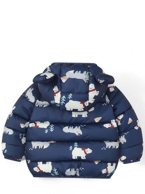 Crtani medvjedić Nova dječja topla pamučna odjeća za dječake i djevojčice Pamučne jakne za malu i srednju djecu Bebe Dječaci i djevojčice Dojenčad Jesen