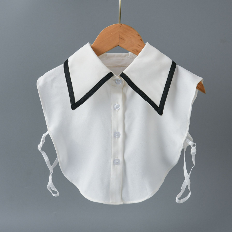 Apykaklė Netikra apykaklė Universalus kaklo siuvinėjimas Dekoratyvinė marškinių apykaklė Dirbtinė mada