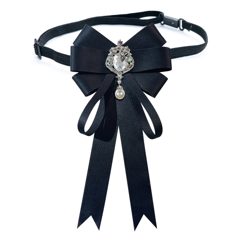 Dienvidkorejas koledžas stila sakausējuma unisex krekla pagarinājums ar juvelierizstrādājumu tauriņu kaklasaites piespraudes kakla izgriezumu vairumtirdzniecībā