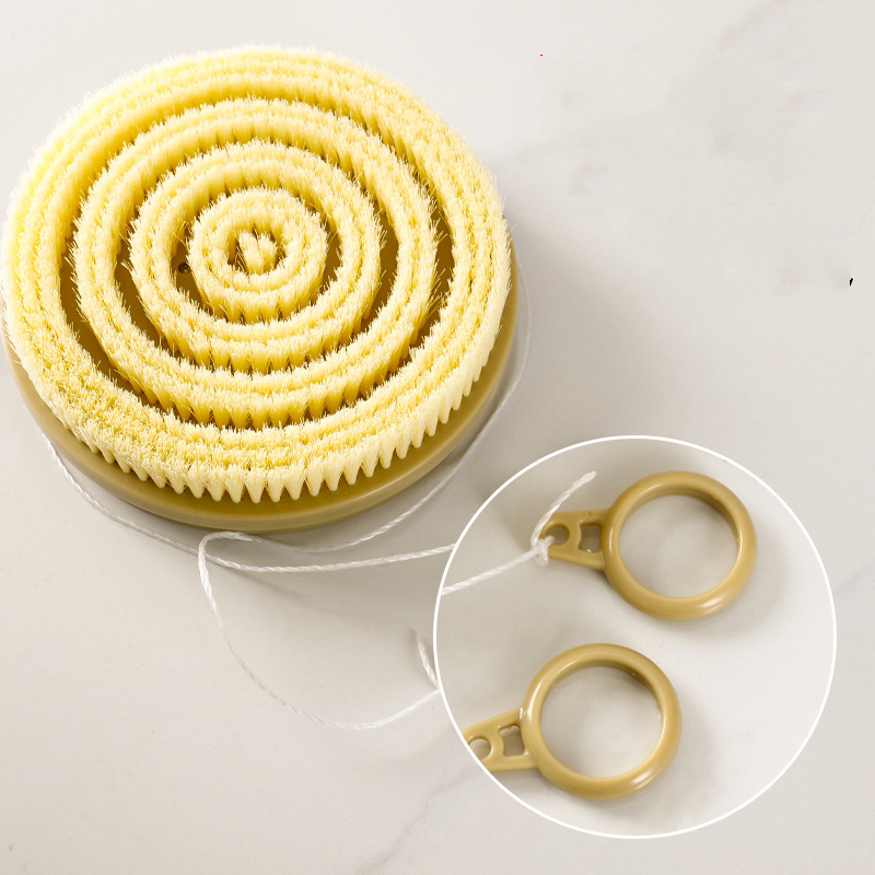 Най-горещата разтегателна въртяща се четка за вана на Amazon, ексфолираща масажна четка за почистване на вана, четка за душ