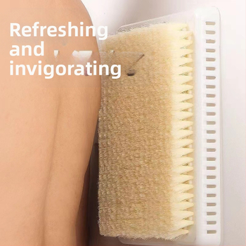 Търкаща се четка за гръб с артефакт, голяма, мързелива четка за гръб, четка за вана, масаж на гръб, не питайте за хора, вендуза за стена в банята