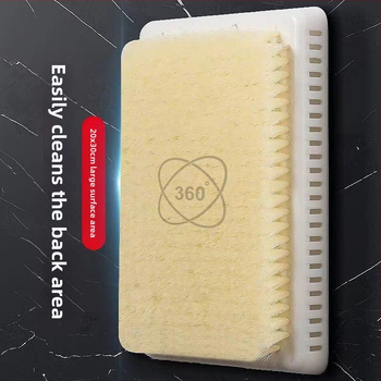 Търкаща се четка за гръб с артефакт, голяма, мързелива четка за гръб, четка за вана, масаж на гръб, не питайте за хора, вендуза за стена в банята