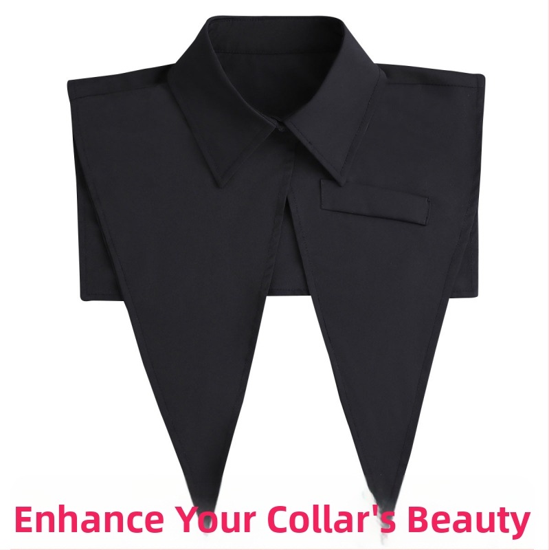 Vasarinė plona marškinių stiliaus skaros apykaklė Plati smaili apykaklė Universalus kostiumas Netikra apykaklė Išorinis pamušalas Maža liemenė Plati sukamoji apykaklė