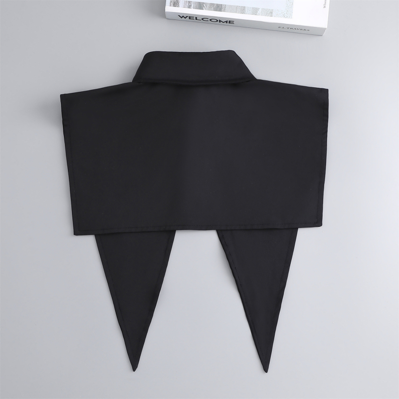 Vasarinė plona marškinių stiliaus skaros apykaklė Plati smaili apykaklė Universalus kostiumas Netikra apykaklė Išorinis pamušalas Maža liemenė Plati sukamoji apykaklė