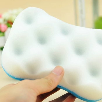 Tarpvalstybinė giluminės odos priežiūros vonios vata, valomoji minkšta putojanti šveičiamoji kempinė, stipriai sugerianti veido valymo vata