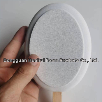 Глава за четка от вълна EVA с дървена дръжка, апликатор за четка за вана с пяна, дървена четка за вана на склад