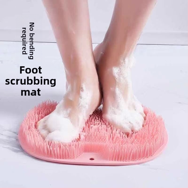 Измиване на краката, разтриване на краката, артефакт, мързелива четка за крака, масажна подложка за крака, домакинска подложка за баня, неплъзгаща се подложка за измиване на краката с вендуза