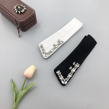 Boutique Joker viltus kakla siksna rudens un ziemas jauniem sprādzieniem karsti pārdodamu viltus kakla siksnu korejiešu stila stikla dimanta modes viltus kakla siksnu ražotāji