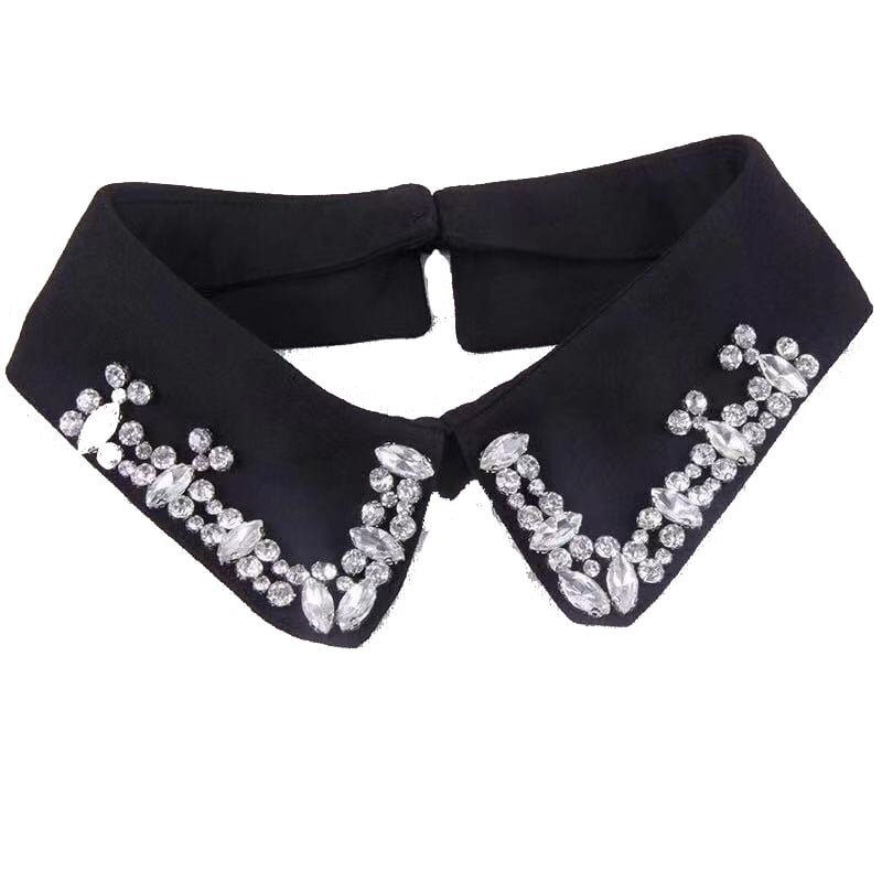 Boutique Joker viltus kakla siksna rudens un ziemas jauniem sprādzieniem karsti pārdodamu viltus kakla siksnu korejiešu stila stikla dimanta modes viltus kakla siksnu ražotāji