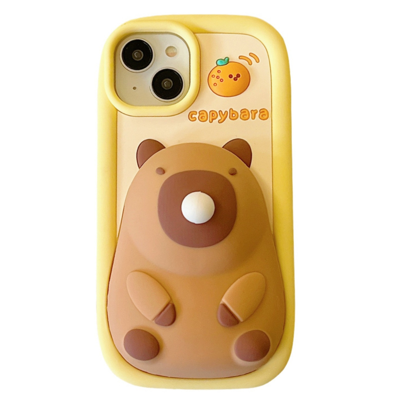 Bubble Blow Bubble Capiba Apple 15Pro Max Cartoon iphone14 silikona 12" triecienizturīgs telefona maciņš