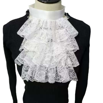 Διασυνοριακό Amazon Aliexpress Φωτογραφία Σκηνικής Παράστασης 4-στρώσεων Δαντελένιο Κολάρο Noble Palace Fake Collar